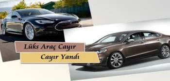 Lüks Araç Cayır Cayır Yandı